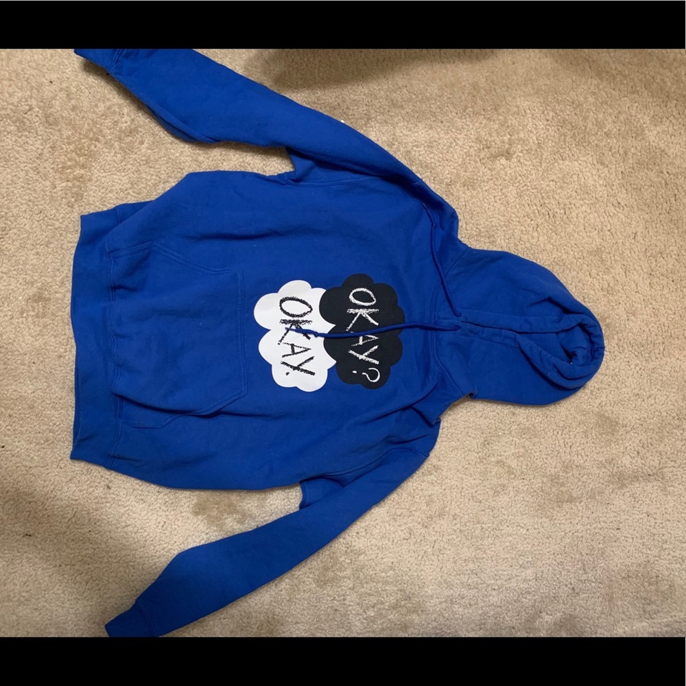 “Fault in our Stars” inspired hoodie